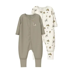 2er-Set Schlafanzüge Tiere