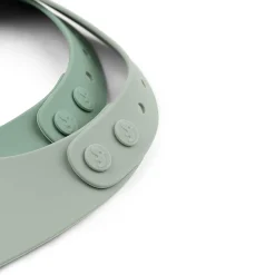 2er-Set Silikon Lätzchen Croco