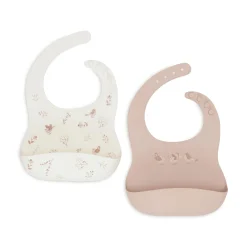 2er-Set Silikon Lätzchen Lovely Birds