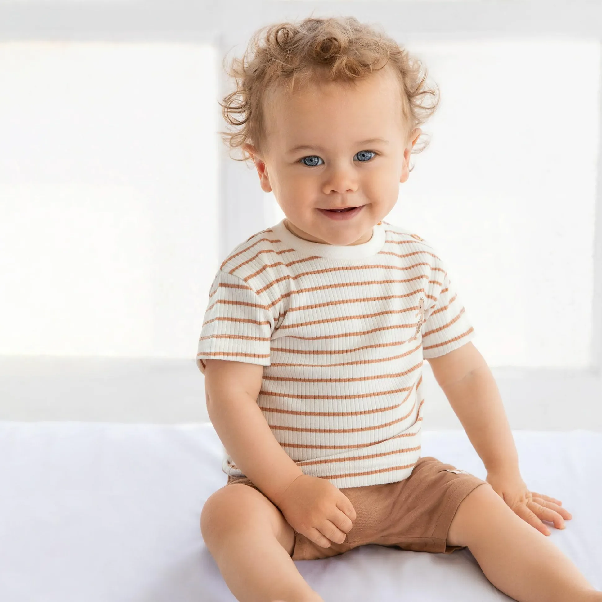 2er-Set T-Shirt und Shorts Sealife