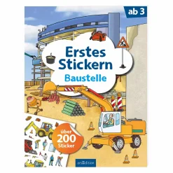 Erstes Stickern - Baustelle