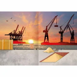 Erstes Stickern - Baustelle