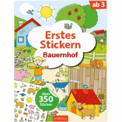 Erstes Stickern Bauernhof
