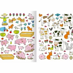 Erstes Stickern Bauernhof