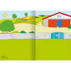 Erstes Stickern Bauernhof