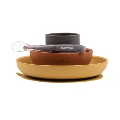 Esslern-Set curry/terrakotta