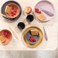 Esslern-Set rosa/aubergine