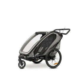 Fahrradanhänger Bike n Walk Duo Light Grey