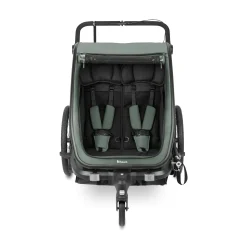 Fahrradanhänger Bike n Walk Duo Dark Green