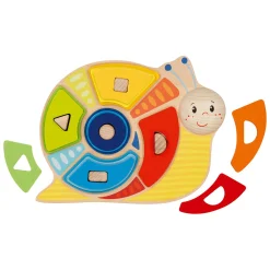 Farb- und Formensortierspiel Schnecke