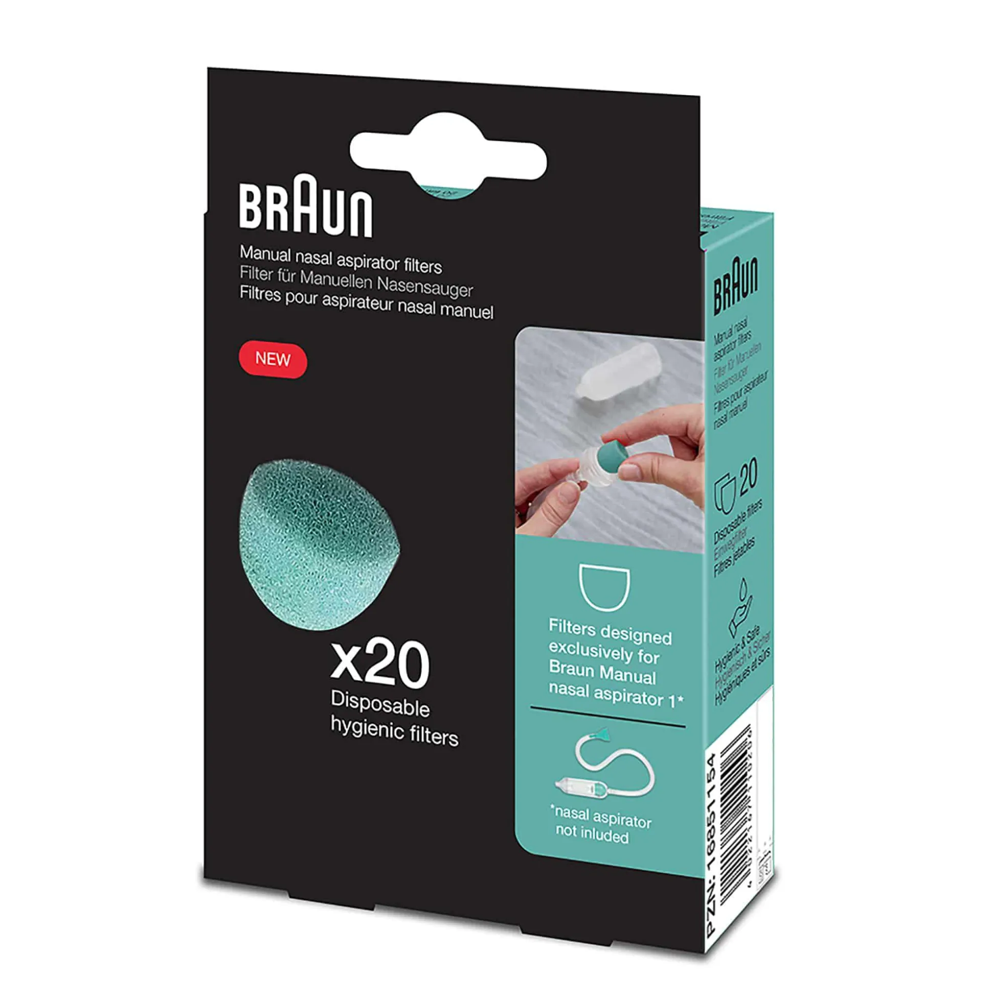 Filter für manuellen Nasensauger 1