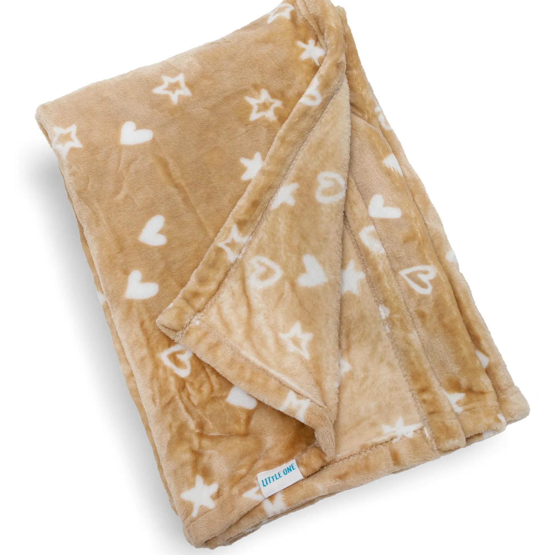 Flanell Fleecedecke Herzchen