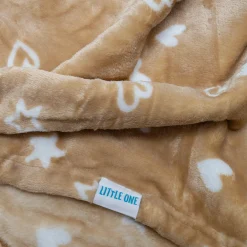 Flanell Fleecedecke Herzchen