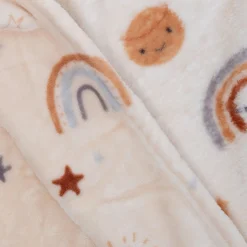 Flanell Fleecedecke Sonne & Mond