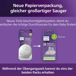 Flaschensauger Natural Response Gr. 2 ab 0 Monate SCY962/02