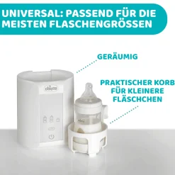 Flaschenwärmer mit Autoadapter