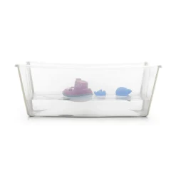 Flexi Bath® Transparent Sandy Beige mit hitzeempfindlichem Stöpsel