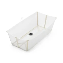 Flexi Bath® XL Transparent Sandy Beige mit hitzeempfindlichem Stöpsel