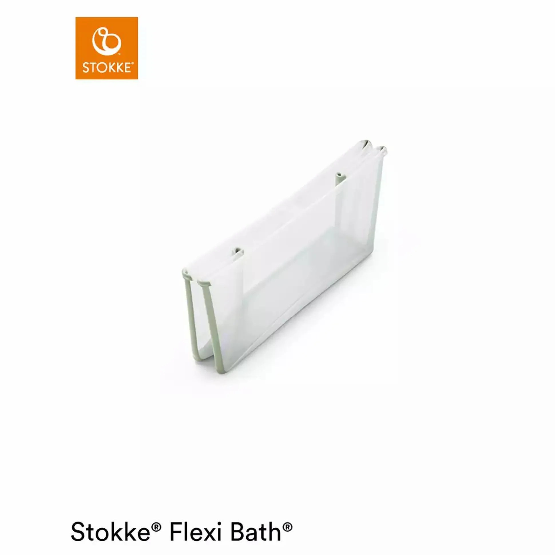 Flexi Bath XL Transparent Green mit hitzeempfindlichem Stöpsel