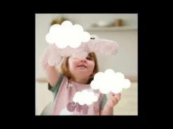 Foodie Teller Happy Clouds Rosa