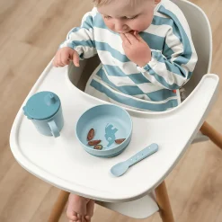 Foodie Trinklernbecher Happy Dots Blau