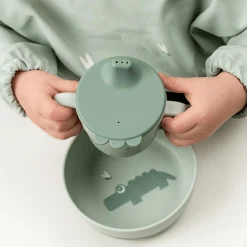 Foodie Trinklernbecher Happy Dots Grün