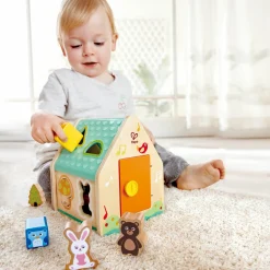 Formensortierer mit niedlichen Tieren