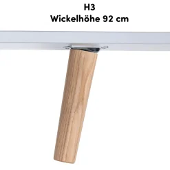 Fußpaket Lovis 92 cm für die breite Wickelkommode Lovis