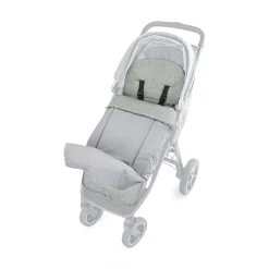 Fußsack Fred Mini Dots Salbei/Grau