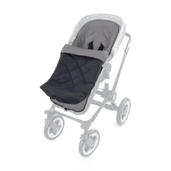 Fußsack Mila Waffelpiqué Anthrazit/Stein