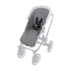 Fußsack Mila Waffelpiqué Anthrazit/Stein