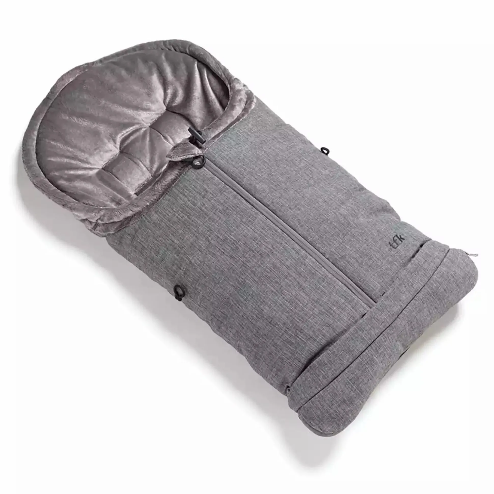 Fußsack Premium Grau