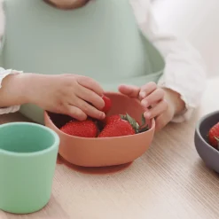 Geschirrset aus Silikon Mineral