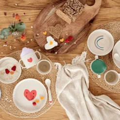 Geschirrset Smile Heart Lavender