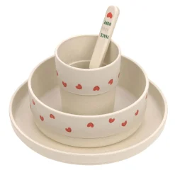 Geschirrset Smile Heart Lavender