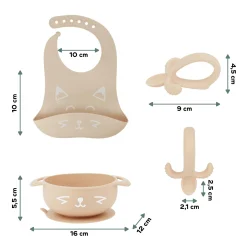 Geschirrset 3-teilig FIRST'ISY Fox