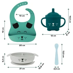 Geschirrset 4-teilig LEARN'ISY Dog