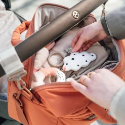 Gesteppte Wickeltasche