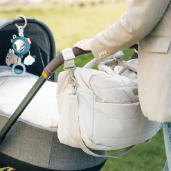 Gesteppte Wickeltasche