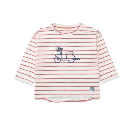 gestreiftes Langarmshirt Moped