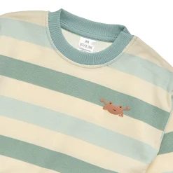 gestreiftes Sweatshirt Krabbe