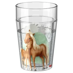 Glitzerbecher Pferde