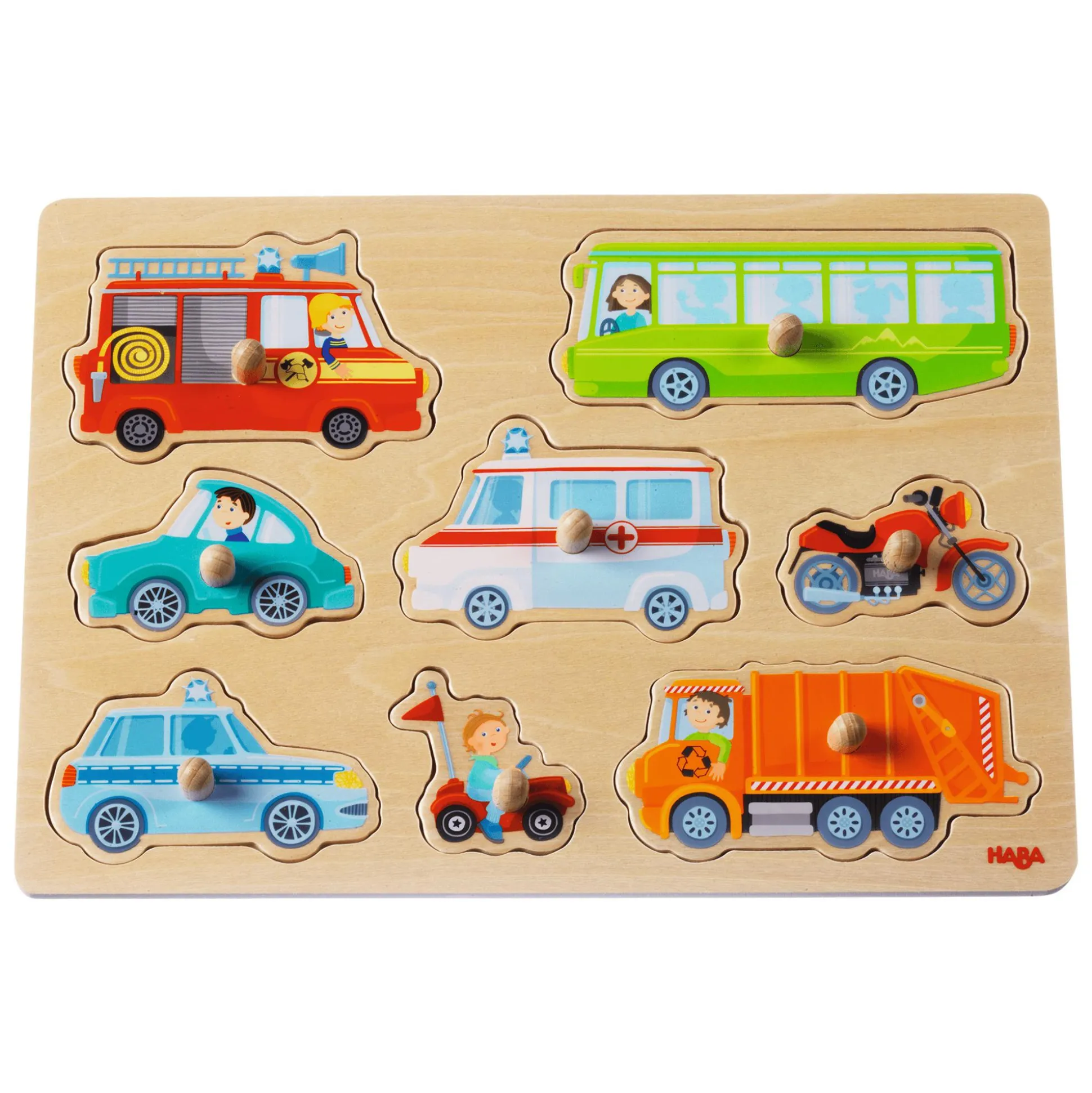 Greifpuzzle Fahrzeug-Welt