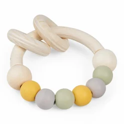 Greifring mit Kautschuk- und Holzperlen