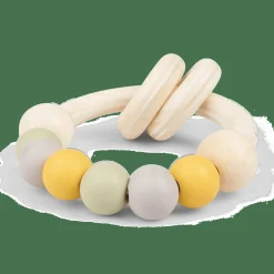 Greifring mit Kautschuk- und Holzperlen