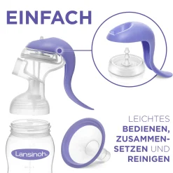 Handmilchpumpe Weithals