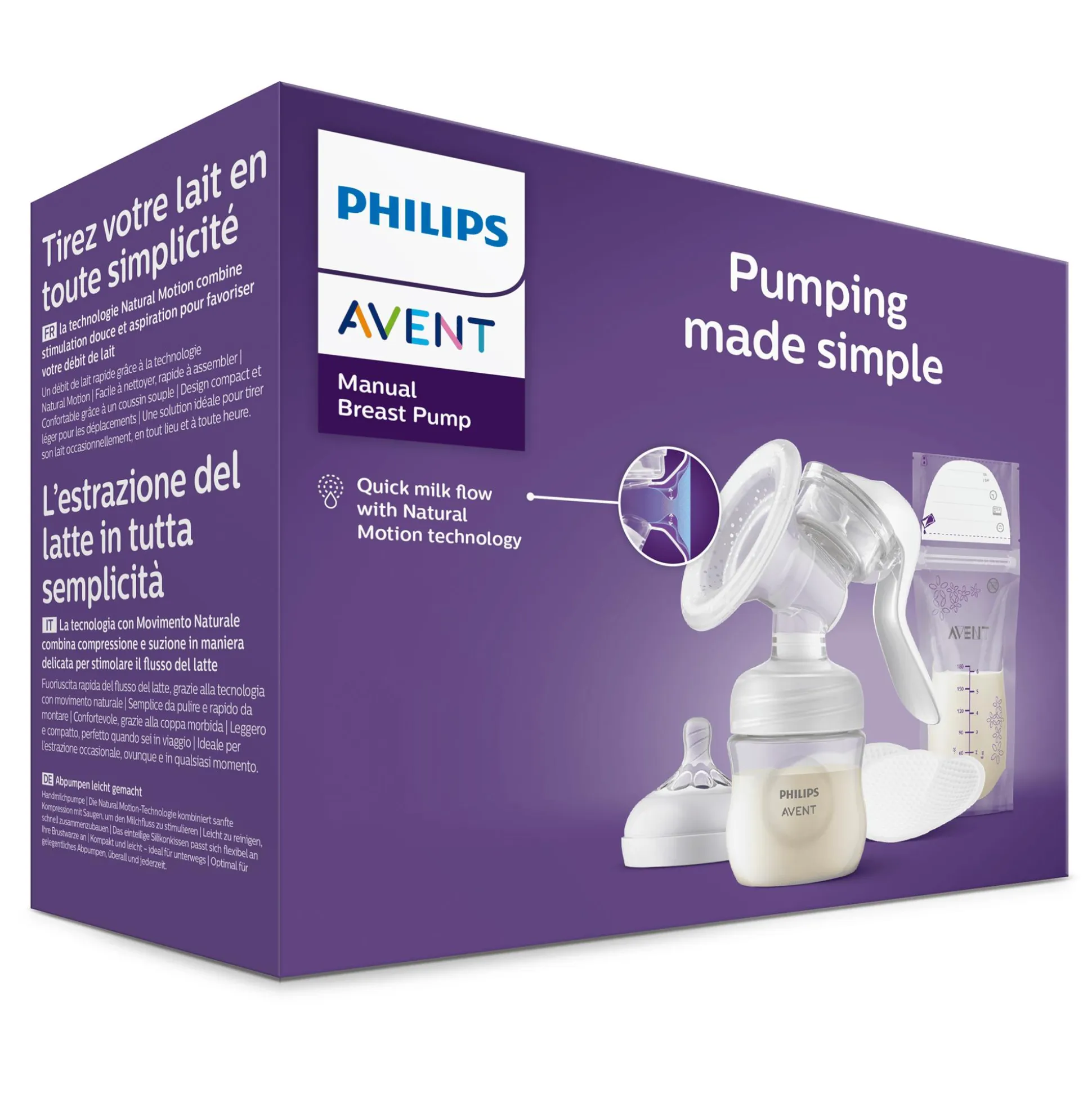 Handmilchpumpen Set SCF430/20