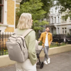 Henkel-Rucksack Kangurubeige