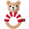 Häkel-Ringrassel Teddy