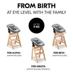 Hochstuhl-Wippe Dark Grey